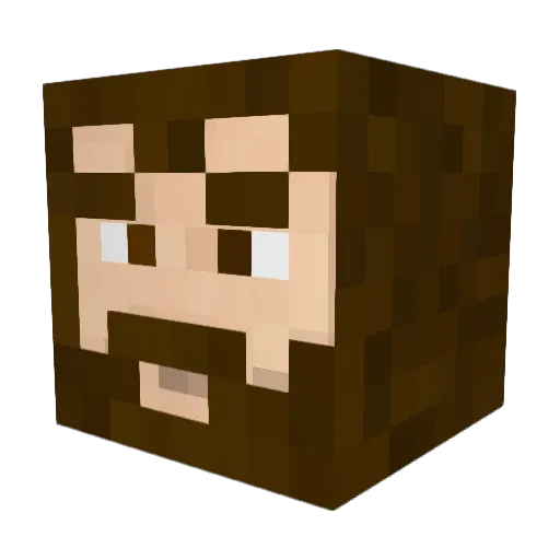 Big_Dyll Minecraft avatar head, 3D render
