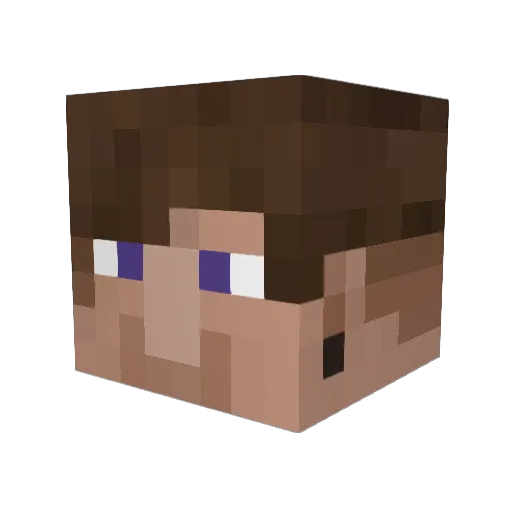 Big_J_91 Minecraft avatar head, 3D render