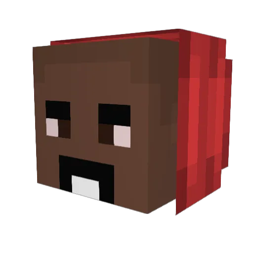 Big_Joely Minecraft avatar head, 3D render