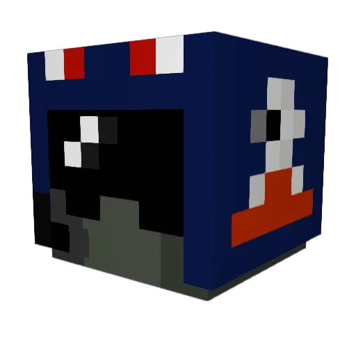 Big_Lou_23 Minecraft avatar head, 3D render