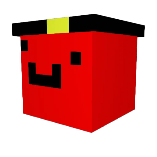 Big_M2010 Minecraft avatar head, 3D render