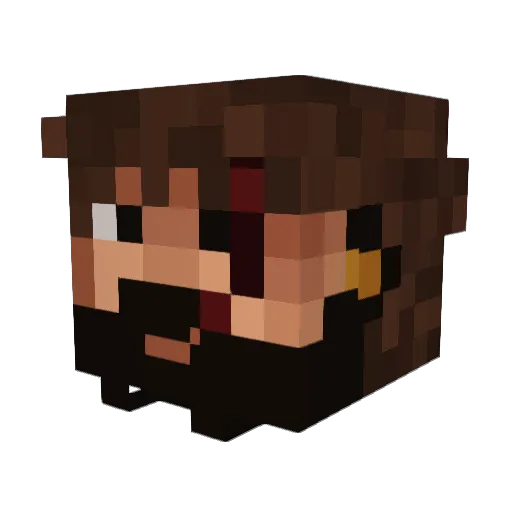 Big_Mac_Daddie Minecraft avatar head, 3D render