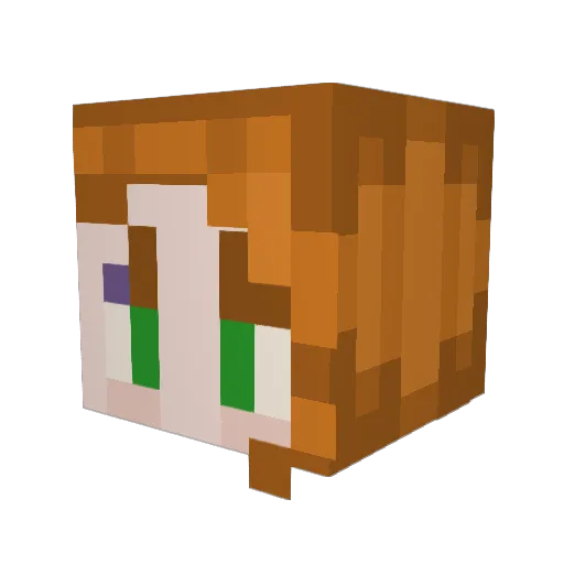Big_Milk01 Minecraft avatar head, 3D render