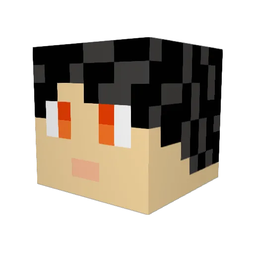 Big_Pear Minecraft avatar head, 3D render