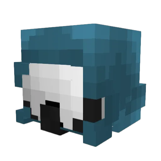 Big_Red_Guy Minecraft avatar head, 3D render