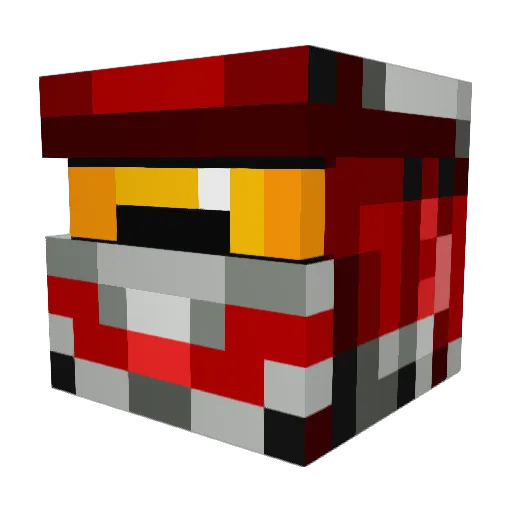 Big_Shafz Minecraft avatar head, 3D render