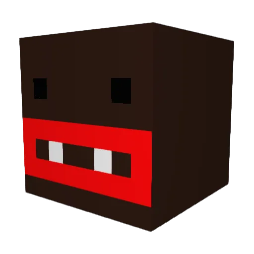 Big_Skin Minecraft avatar head, 3D render