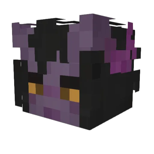 Big_Star_Shape Minecraft avatar head, 3D render