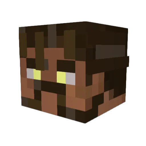 Big_Sweaty_Toes Minecraft avatar head, 3D render