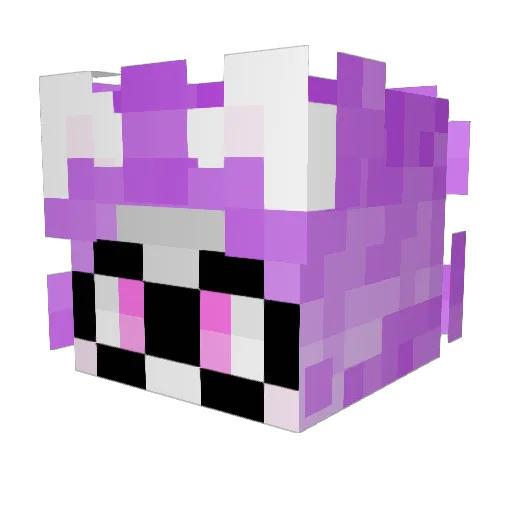 Big_Tailed_Gen Minecraft avatar head, 3D render