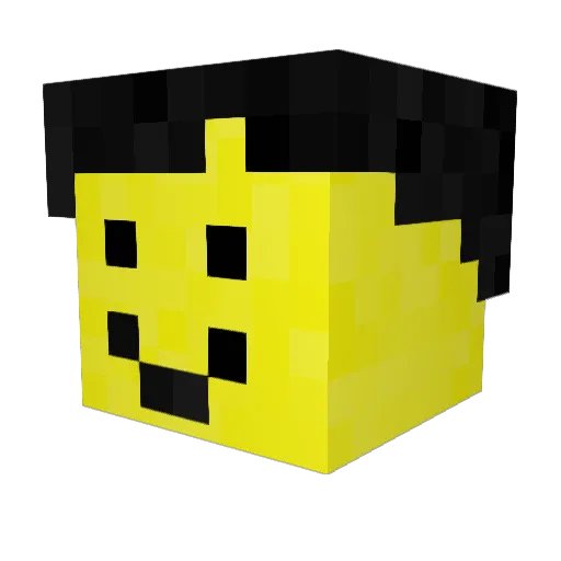 Big_Teacher Minecraft avatar head, 3D render