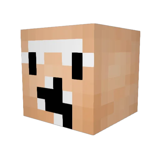 Big_Unc_69 Minecraft avatar head, 3D render