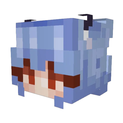 Big_Yank Minecraft avatar head, 3D render