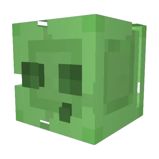Big__Chungusss Minecraft avatar head, 3D render