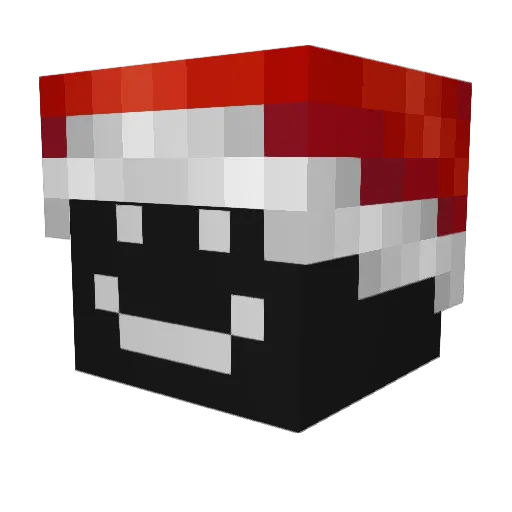 Big__Grin Minecraft avatar head, 3D render