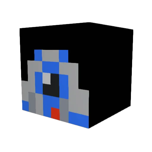 Big__Idiot Minecraft avatar head, 3D render