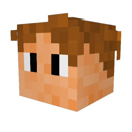 Big__Mack Minecraft avatar head, 3D render