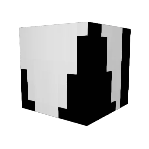Big__Strong Minecraft avatar head, 3D render