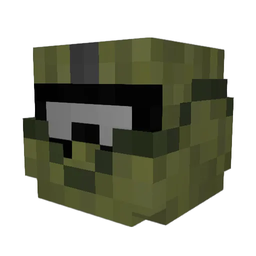 Big_dave223 Minecraft avatar head, 3D render
