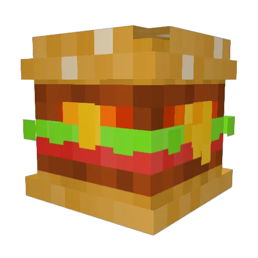 Big_mac_era Minecraft avatar head, 3D render