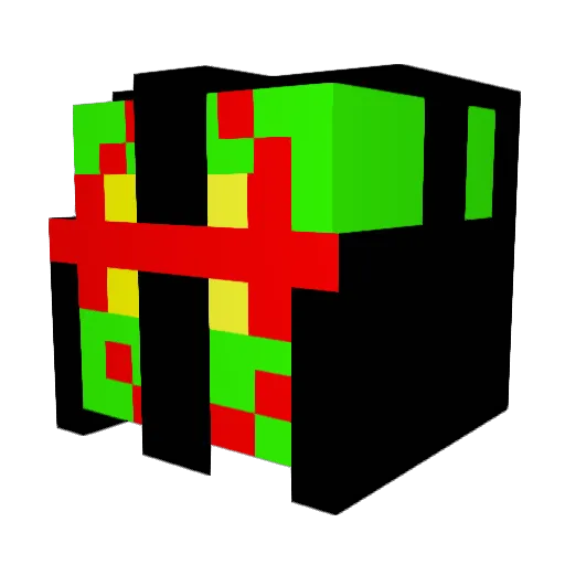Bigal000 Minecraft avatar head, 3D render