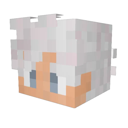 Bigangel07 Minecraft avatar head, 3D render