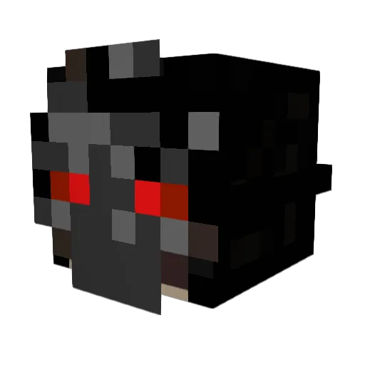 Bigbadbilljr Minecraft avatar head, 3D render