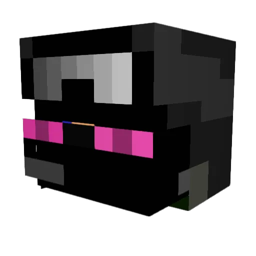 Bigbeach56 Minecraft avatar head, 3D render
