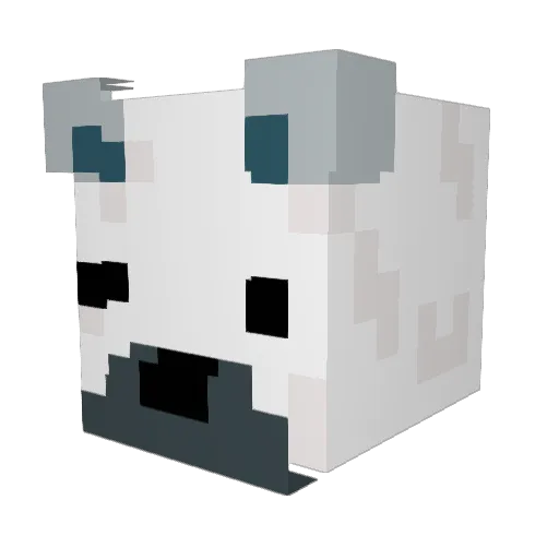 Bigbear2020 Minecraft avatar head, 3D render