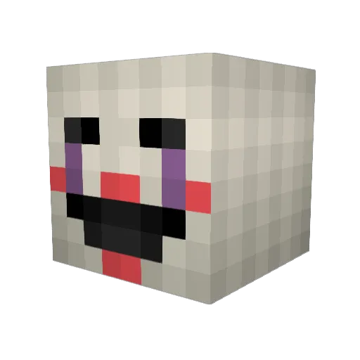 Bigbill03 Minecraft avatar head, 3D render