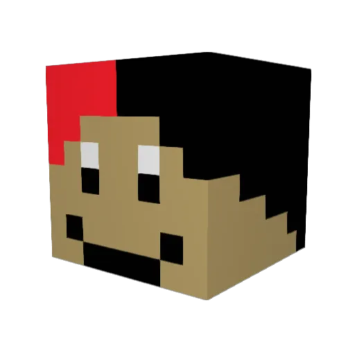 Bigboy6906 Minecraft avatar head, 3D render