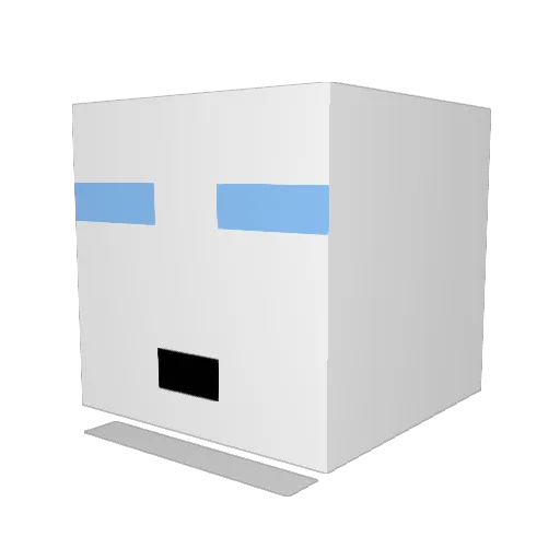 Bigbubbanumber1 Minecraft avatar head, 3D render