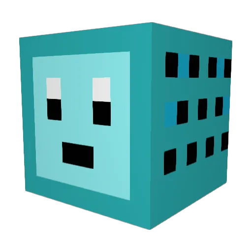 Bigchilimac Minecraft avatar head, 3D render