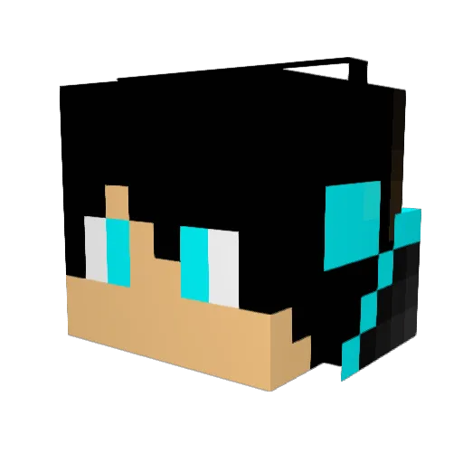 Bigcrafter23 Minecraft avatar head, 3D render