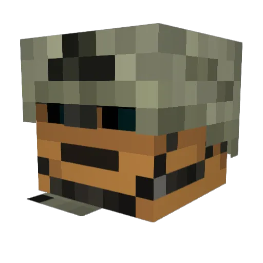 Bigdman99 Minecraft avatar head, 3D render
