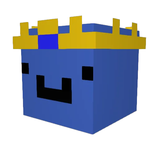 Bigfire_08 Minecraft avatar head, 3D render