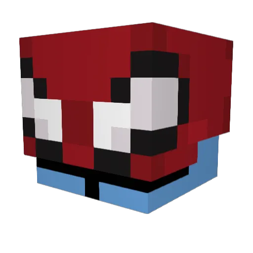 Bigfluff2419 Minecraft avatar head, 3D render