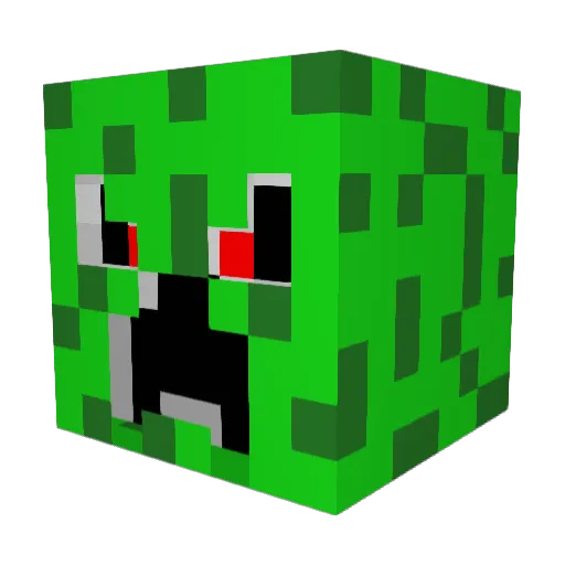 Bigfootjo Minecraft avatar head, 3D render