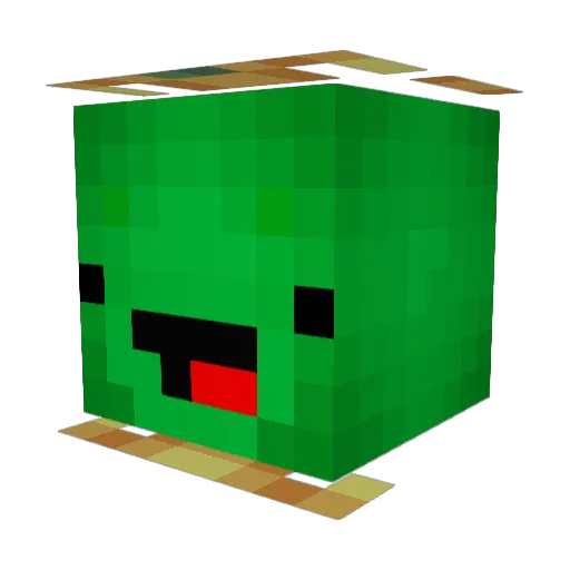 BiggBottom Minecraft avatar head, 3D render