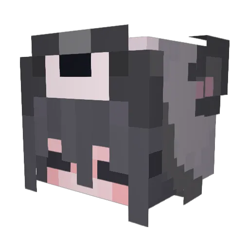 BiggMommaah Minecraft avatar head, 3D render