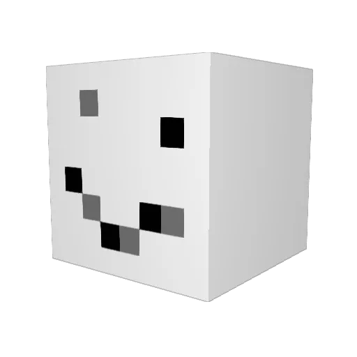 Bigg_J2x Minecraft avatar head, 3D render