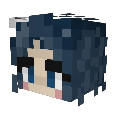 Biggae155 Minecraft avatar head, 3D render