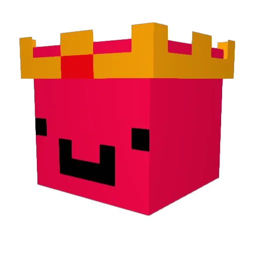 Bigger_chicken Minecraft avatar head, 3D render