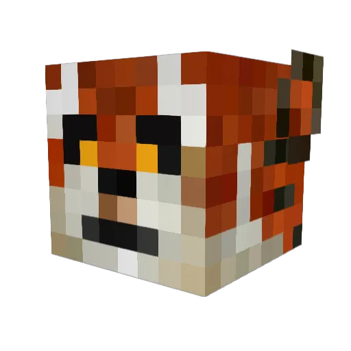 BiggestBoner Minecraft avatar head, 3D render