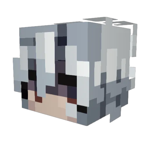 BiggestCheeser Minecraft avatar head, 3D render