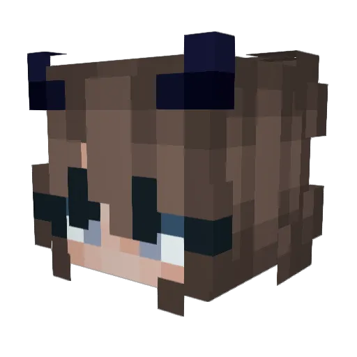 BiggestDiamond Minecraft avatar head, 3D render