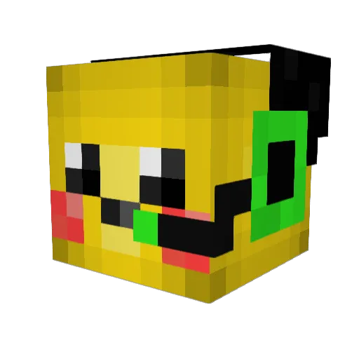 BiggestFanboy Minecraft avatar head, 3D render