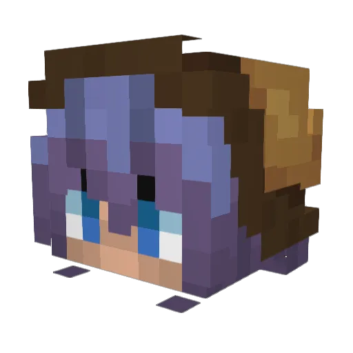 BiggestFello Minecraft avatar head, 3D render
