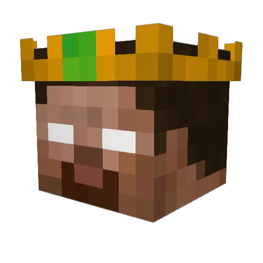 BigggMoose17 Minecraft avatar head, 3D render