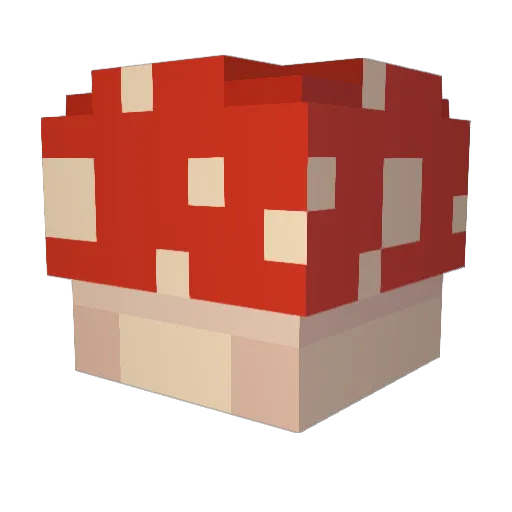 Bigggrice Minecraft avatar head, 3D render